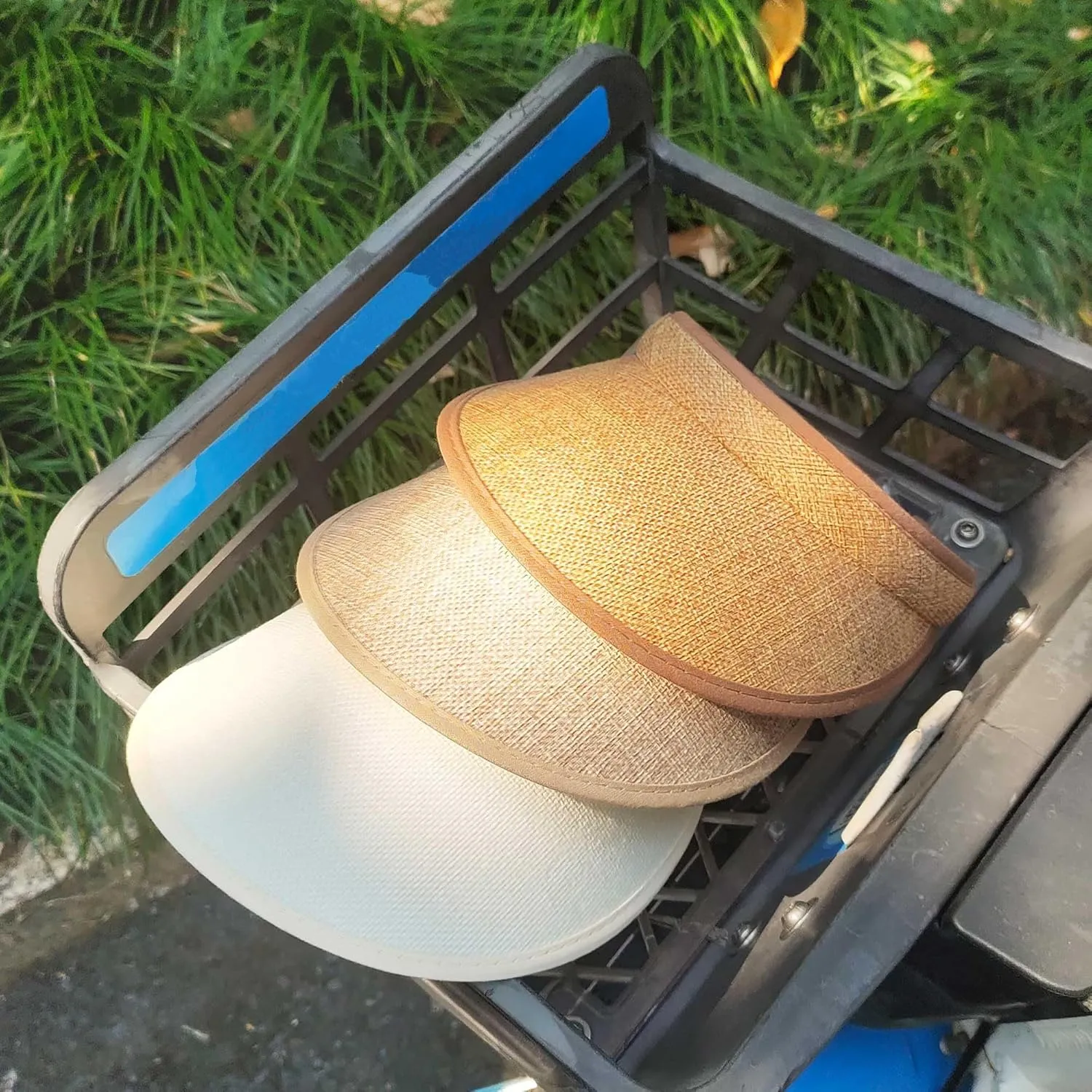 3 Pieces Clip On Visors Women Men Visor Sun Hats Hat Outdoor Sports Golf Beach Travel Tennis Cap