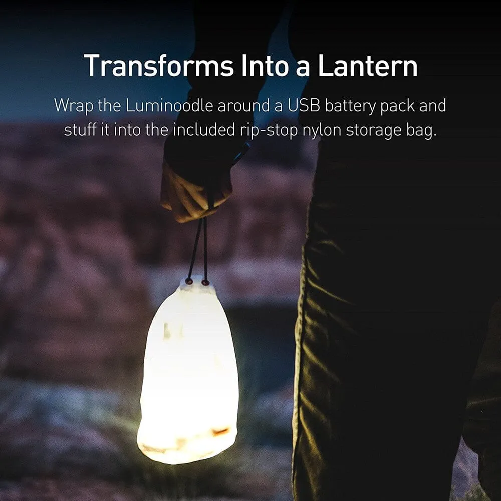 5Ft Portable USB LED Rope Light and Lantern