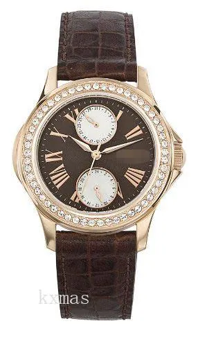 Affordable Stylish Leather 8 mm Replacement Watch Band HA1980RG-2_K0022772