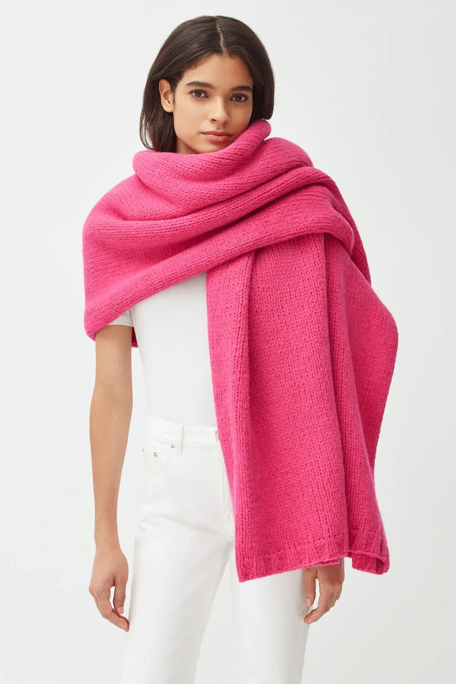Alpaca Chunky Oversized Blanket