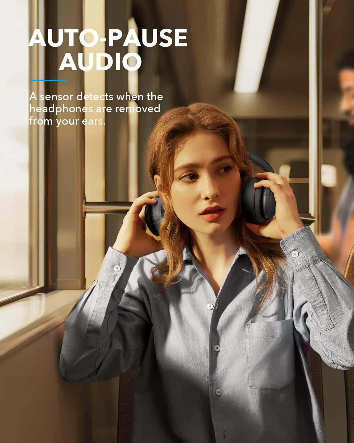 Anker Soundcore Life Tune Pro High Res Wireless Bluetooth Over The Ear Headphones - Black