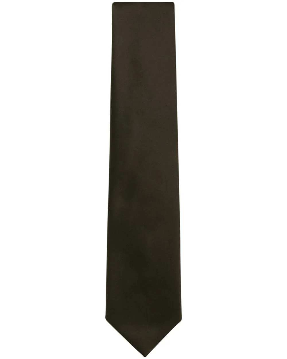 Black Solid Silk Tie
