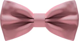 Bow Tie House Satin Classic Pre-Tied Bow Tie Formal Solid Tuxedo for Adults & Children