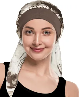 Chemo Head Scarf with Cap Stylish Cancer Headwear for Chemo Women