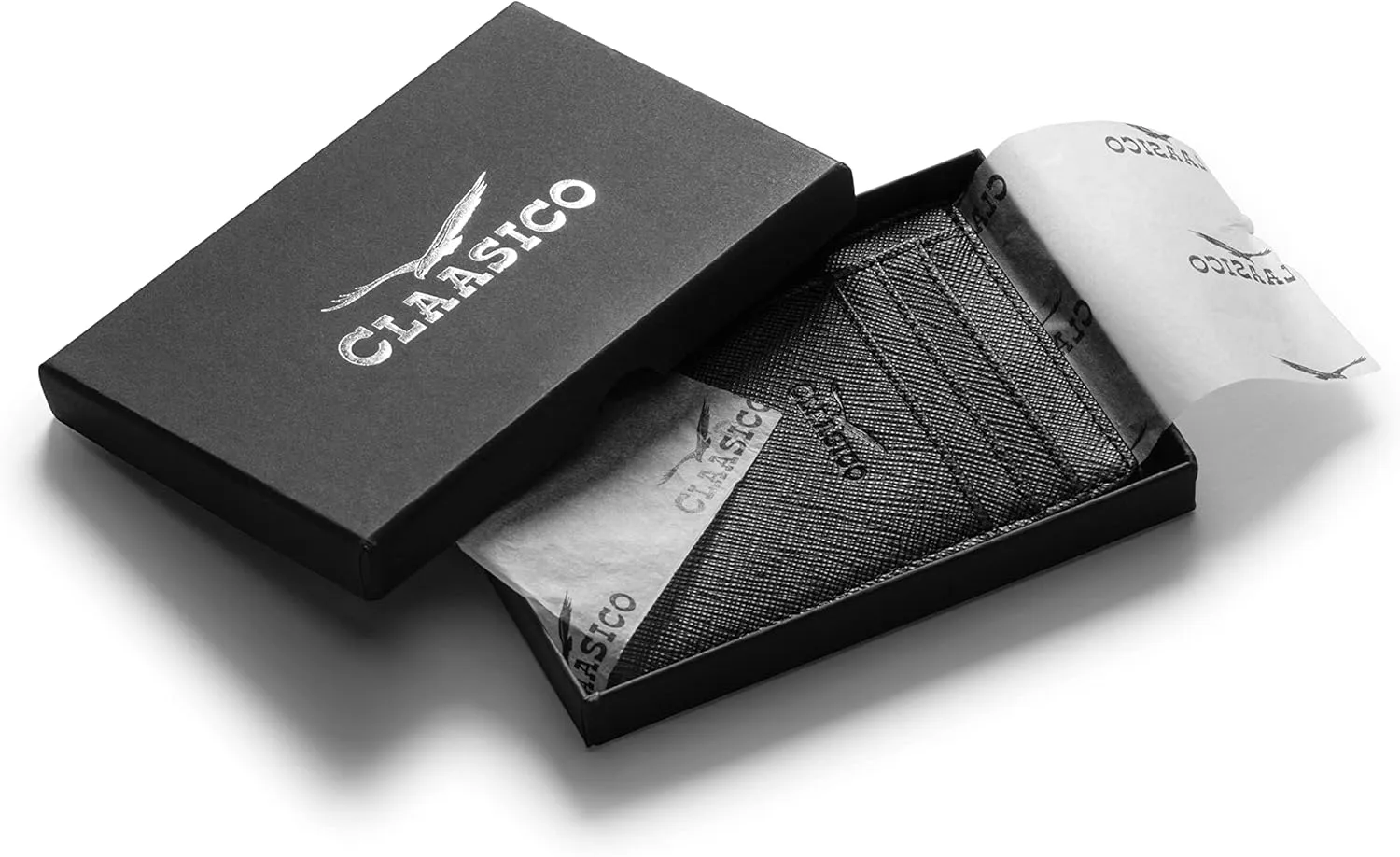 Claasico Front Pocket Small Mens Wallet RFID Blocking Genuine Leather Credit Card Holder