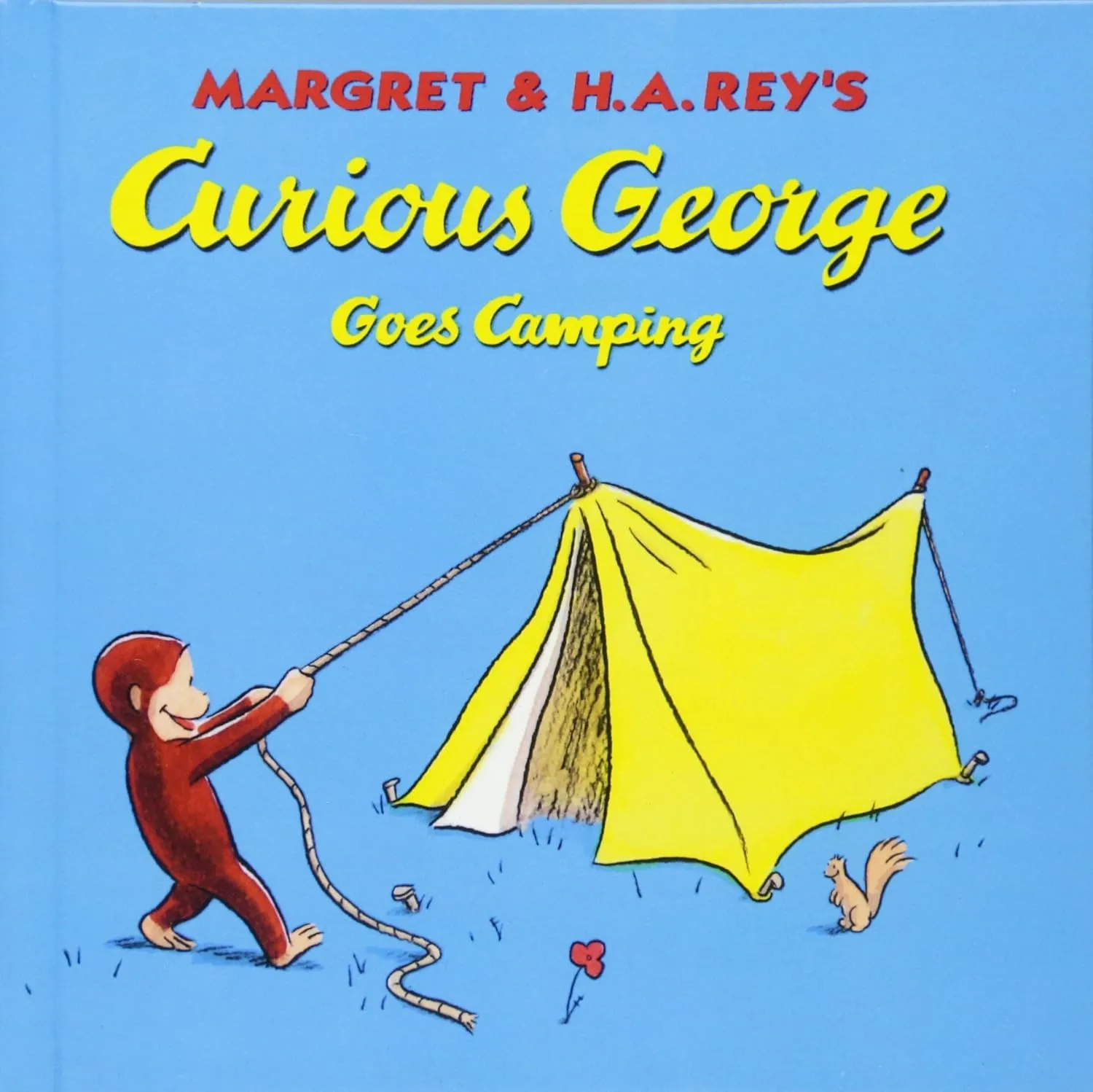 Curious George Goes Camping (Curious George 8x8) School & Library Binding  Picture Book, October 25, 1999