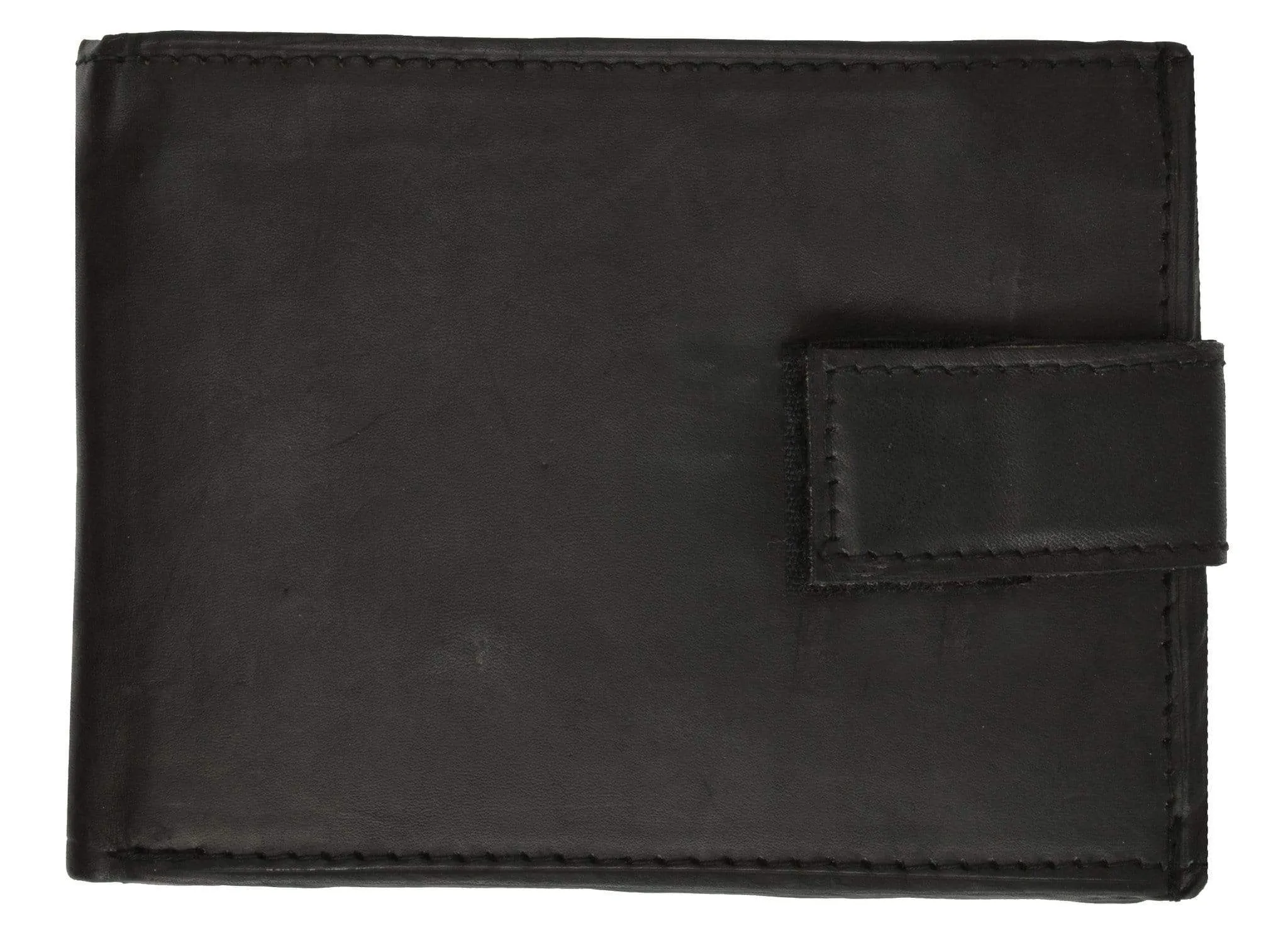Extra Capacity Genuine Cowhide Leather Bifold Expandable Trifold Wallet 2092 CF
