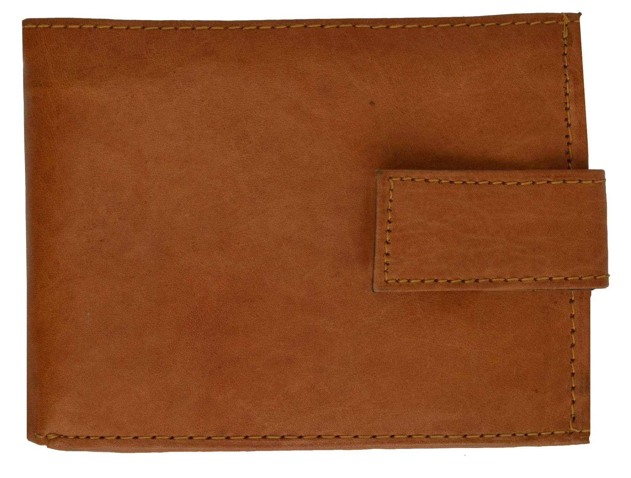 Extra Capacity Genuine Cowhide Leather Bifold Expandable Trifold Wallet 2092 CF