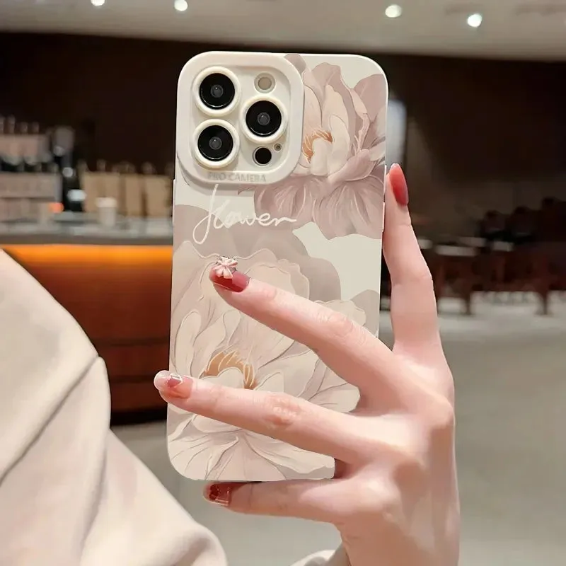 Flower phone case|Oil Painting Flower Phone Case