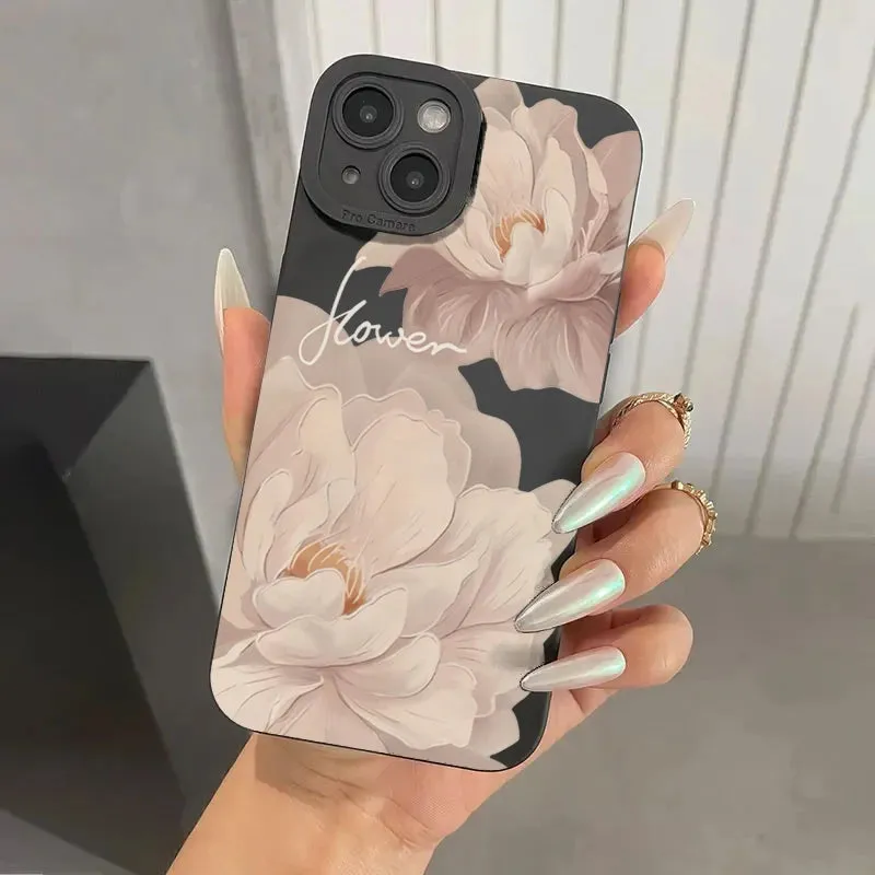 Flower phone case|Oil Painting Flower Phone Case