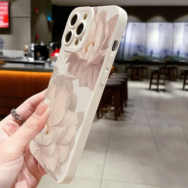Flower phone case|Oil Painting Flower Phone Case