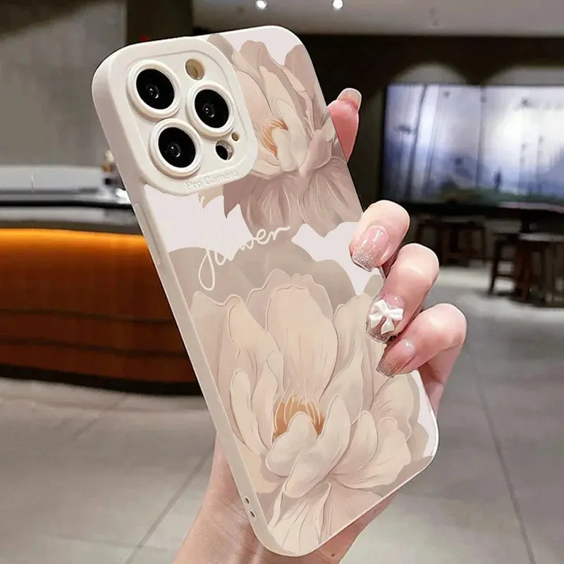 Flower phone case|Oil Painting Flower Phone Case