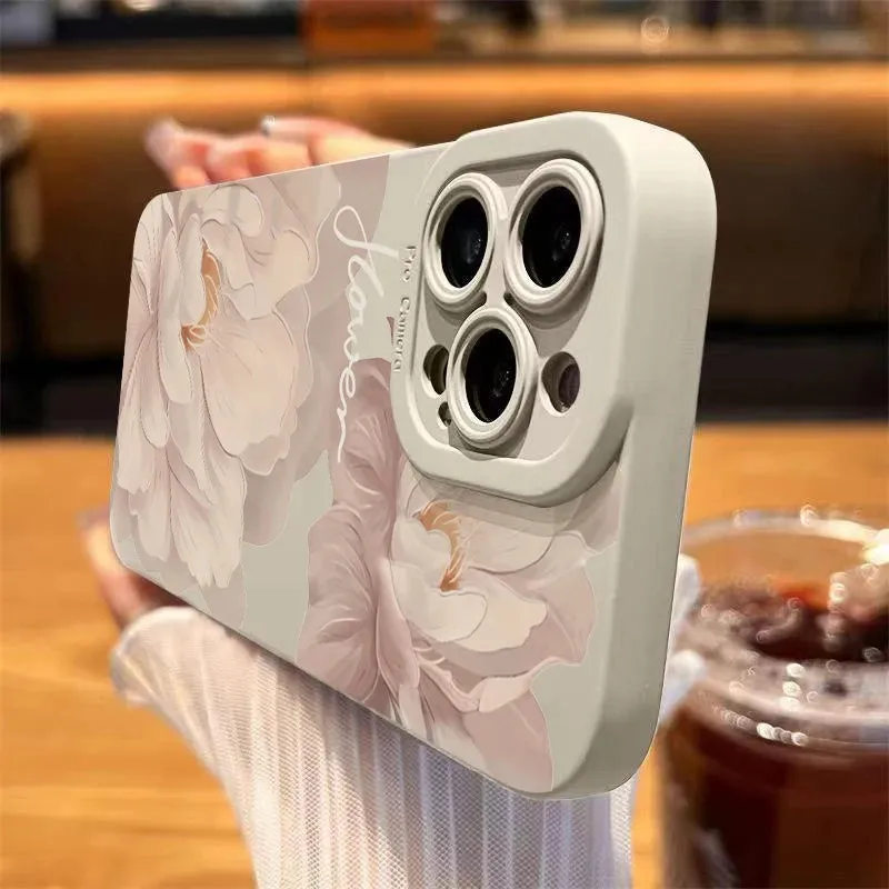 Flower phone case|Oil Painting Flower Phone Case