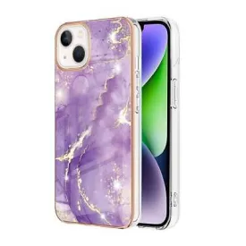 For Apple iPhone 14 Plus Case Premium Flower Pattern Silicone slim Lightweight Drop Resistant radies Hybrid Armor Heavy Duty Rugged Shockproof Tough Cover