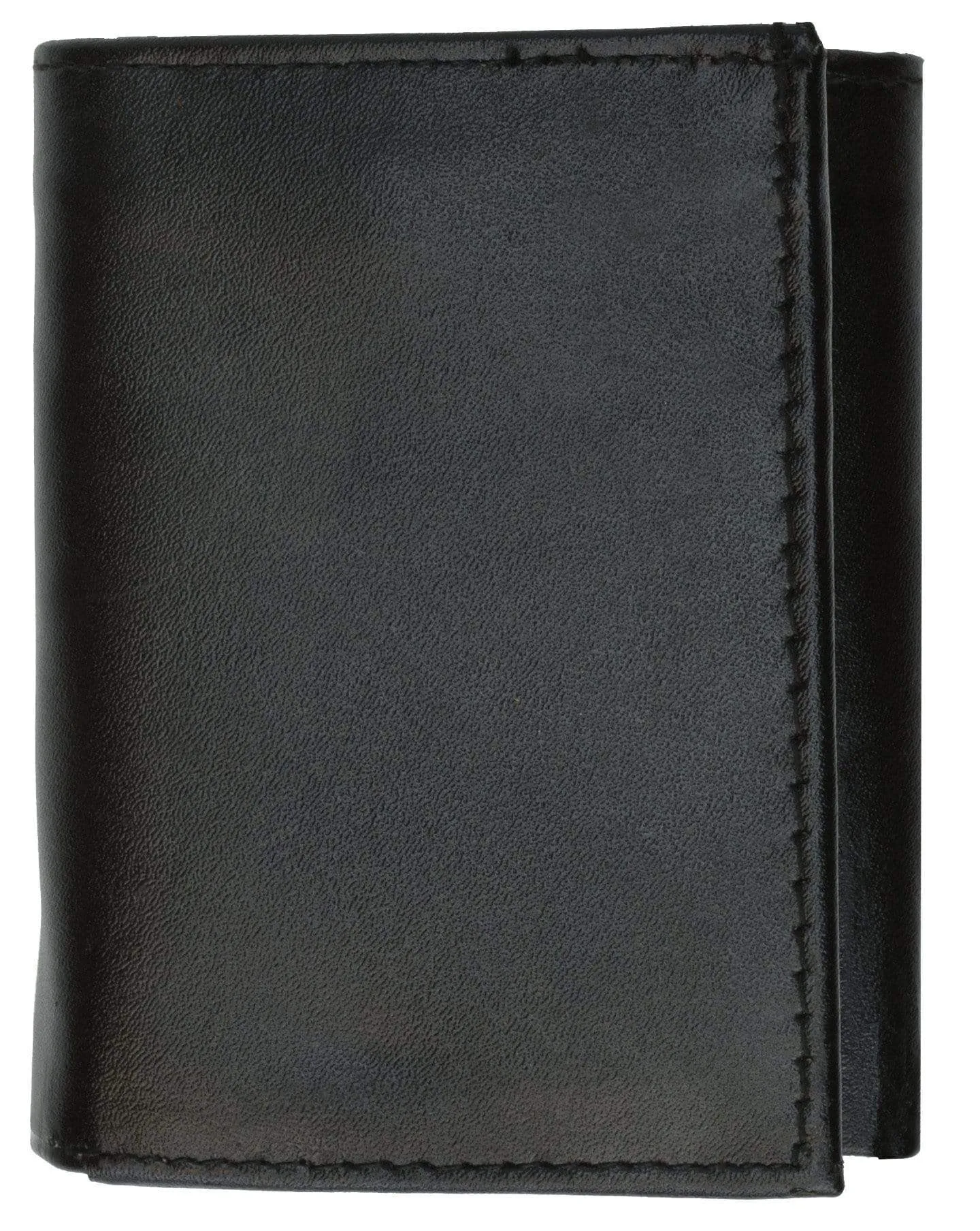Genuine Leather Trifold W/Removable ID Holder Mens Wallet 2955
