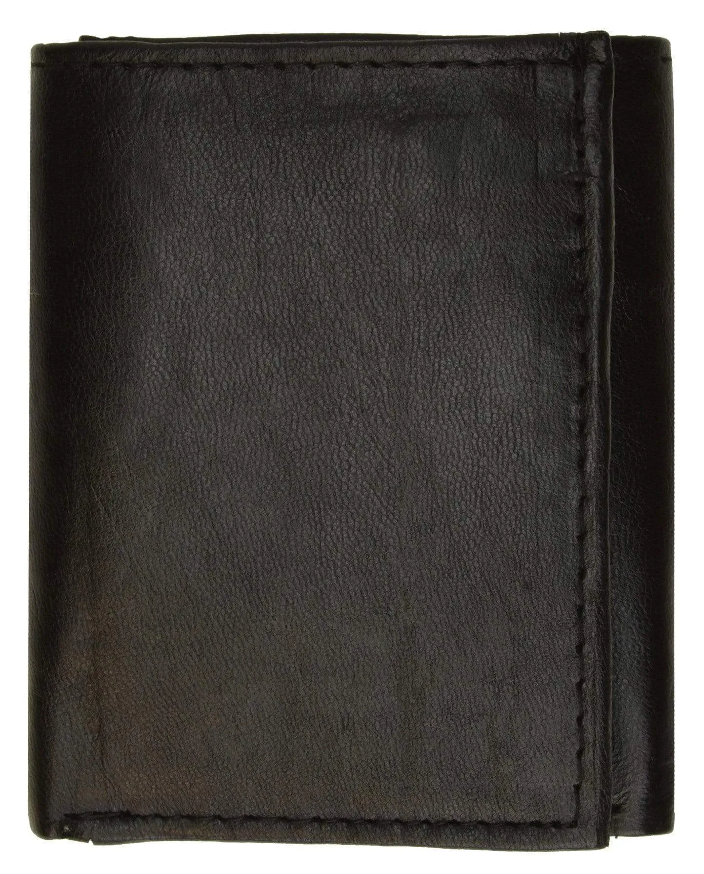 Genuine Leather Trifold W/Removable ID Holder Mens Wallet 2955
