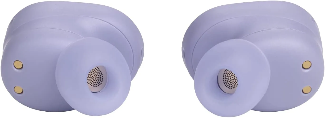 JBL Tune Buds - True wireless Noise Cancelling earbuds, JBL Pure Bass Sound, Bluetooth 5.3, 4-Mic technology for Crisp, Clear Calls, Up to 48 hours of battery life, Water and dust resistant (Purple)