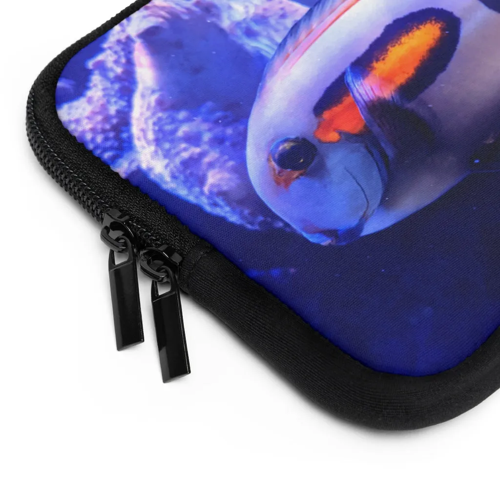 Light White Fish Laptop Sleeve
