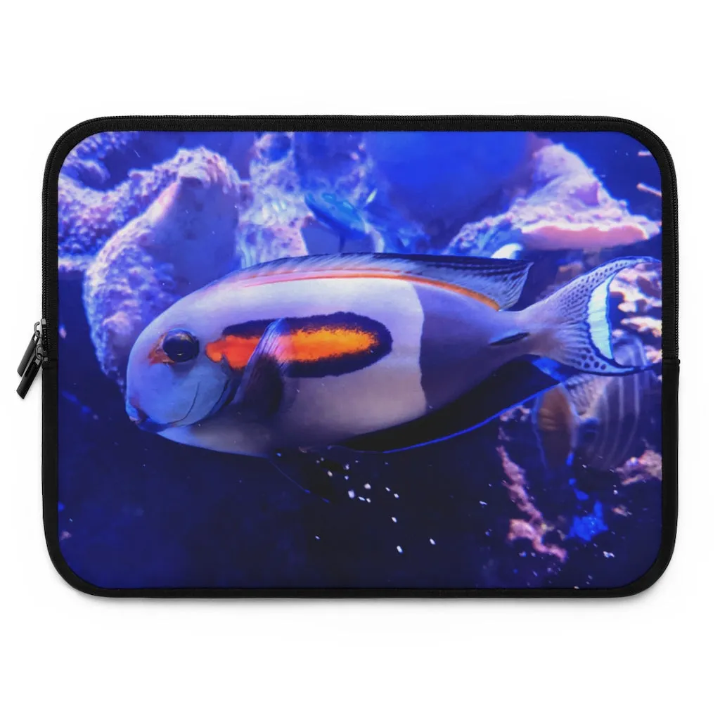 Light White Fish Laptop Sleeve