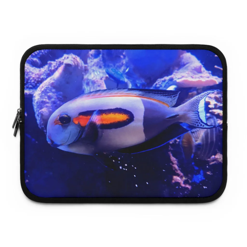 Light White Fish Laptop Sleeve