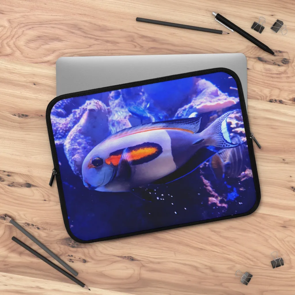 Light White Fish Laptop Sleeve