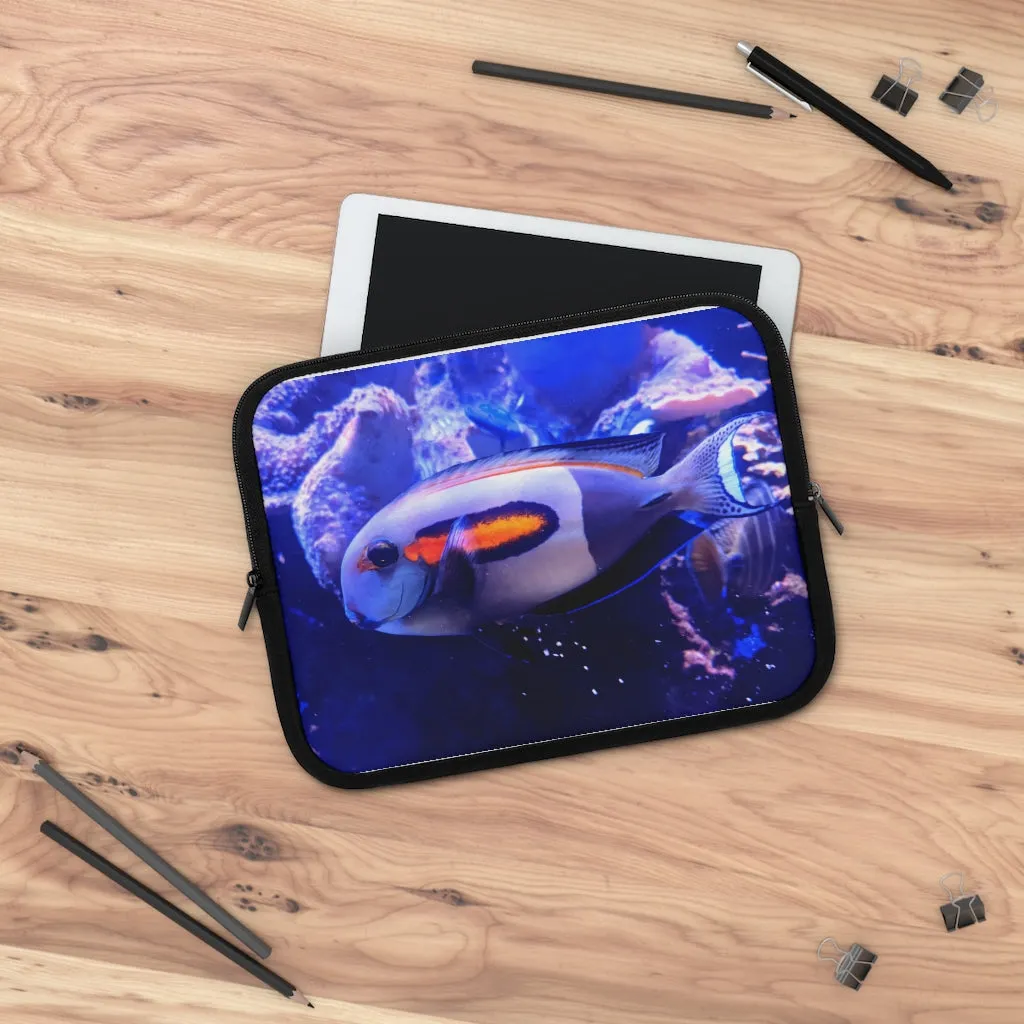 Light White Fish Laptop Sleeve