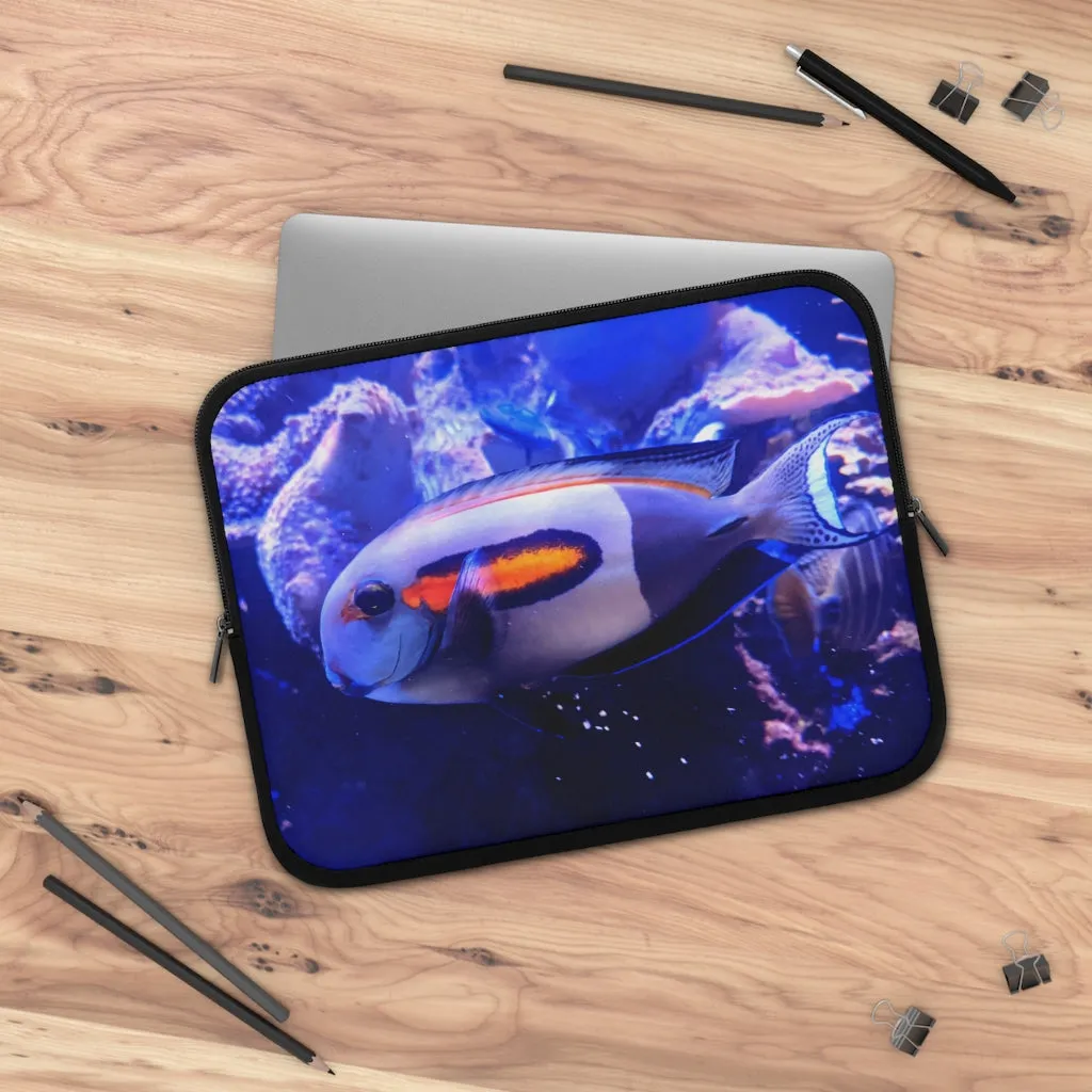 Light White Fish Laptop Sleeve