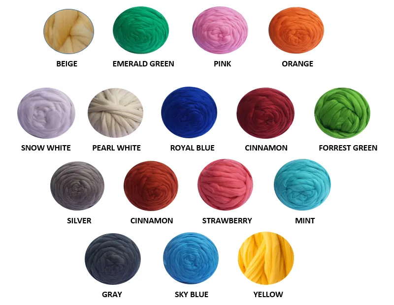 Merino Wool. Super Chunky 100% Merino Yarn. Yellow