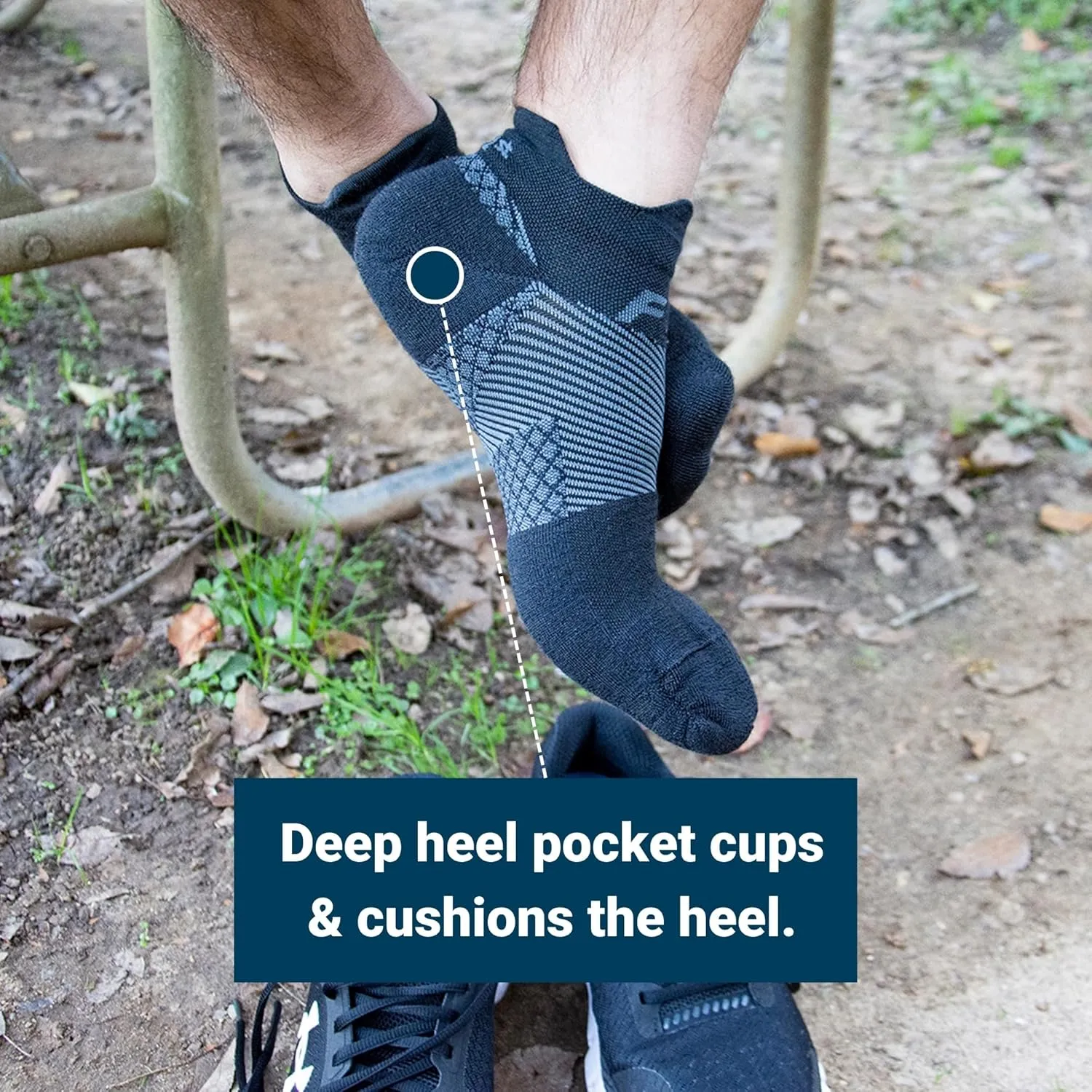 OS1st FS4 Plantar Fasciitis Socks Merino Wool treats and prevents plantar fasciitis, heel and arch pain reduces swelling