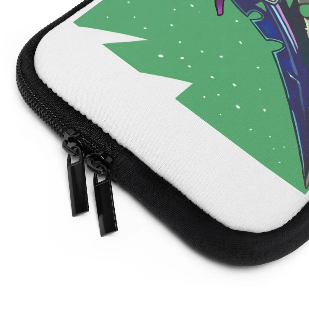 Pink Bow and Sword Laptop Sleeve