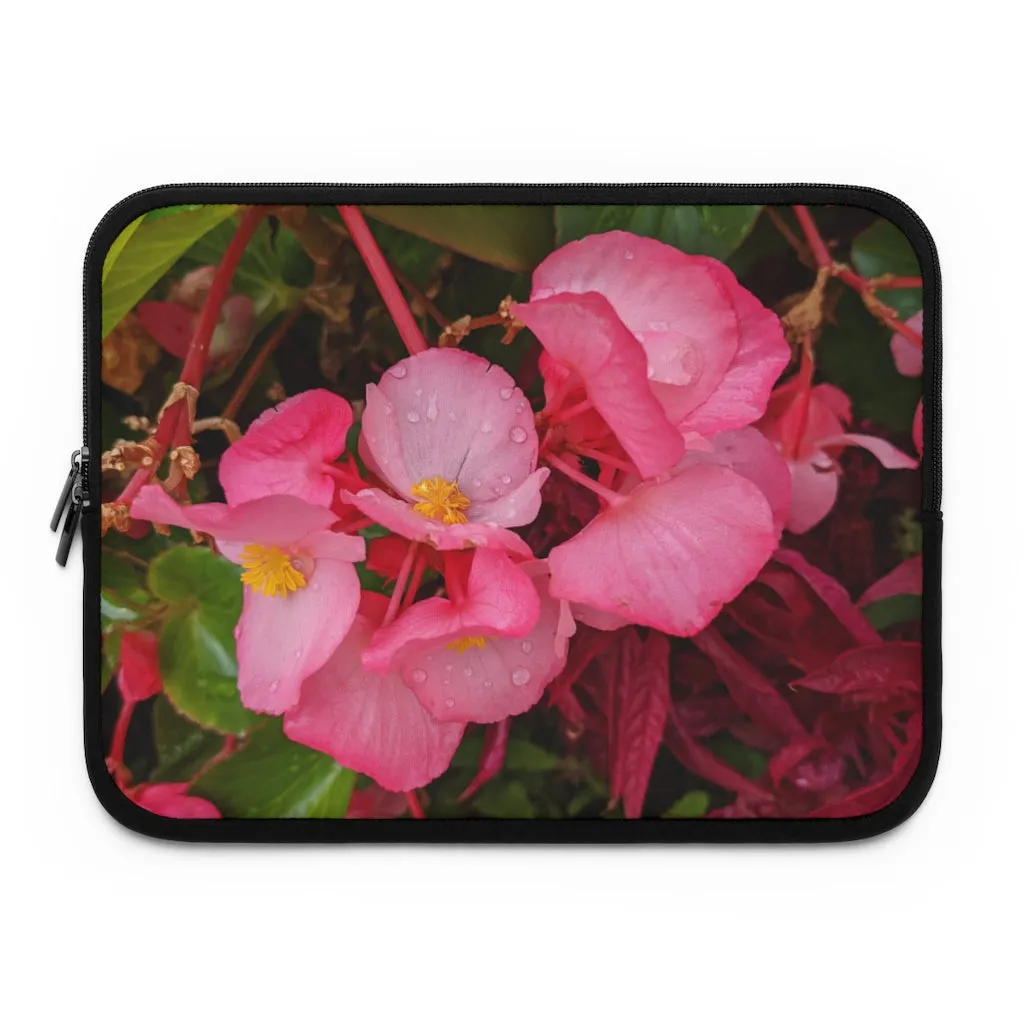 Pink Flowers Laptop Sleeve