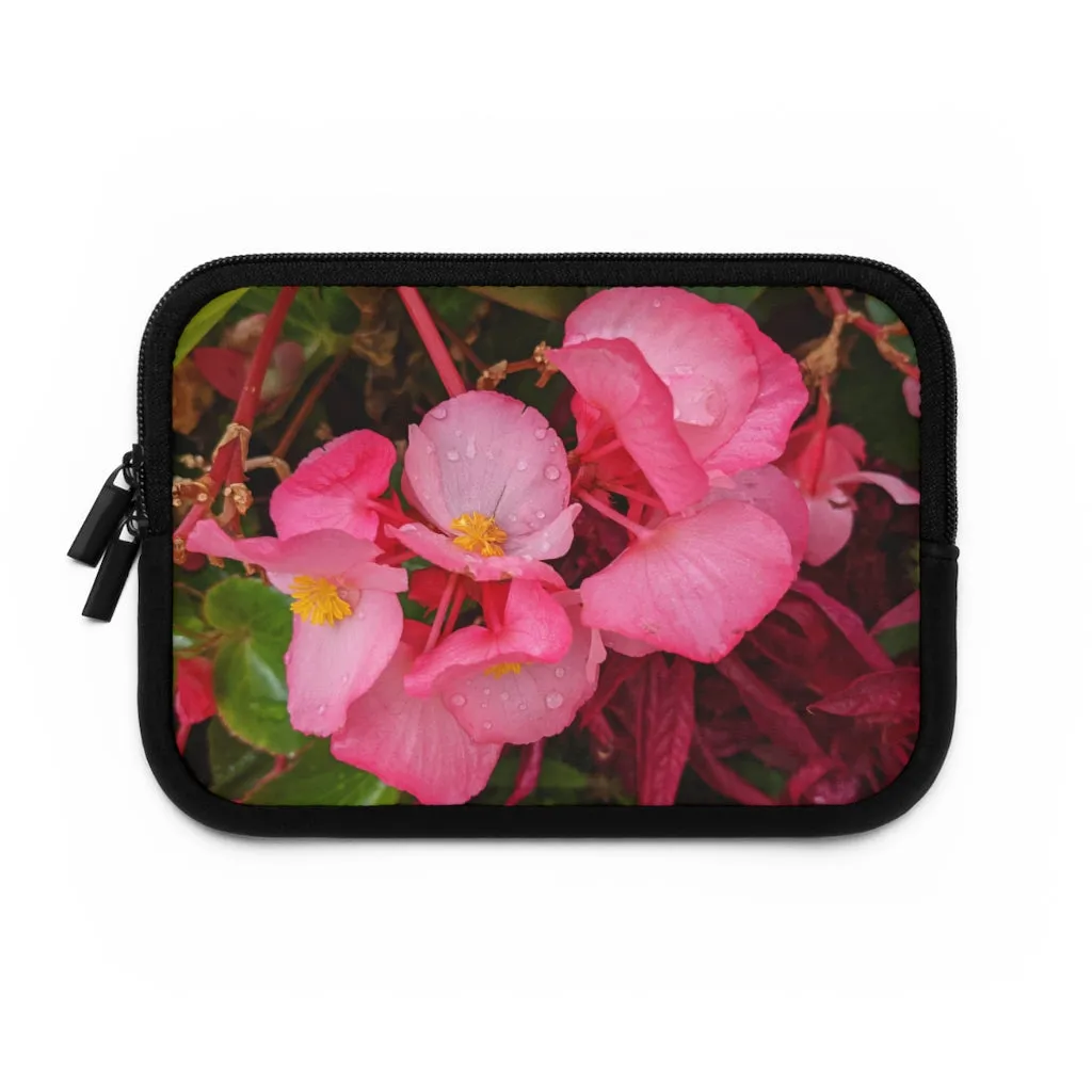 Pink Flowers Laptop Sleeve
