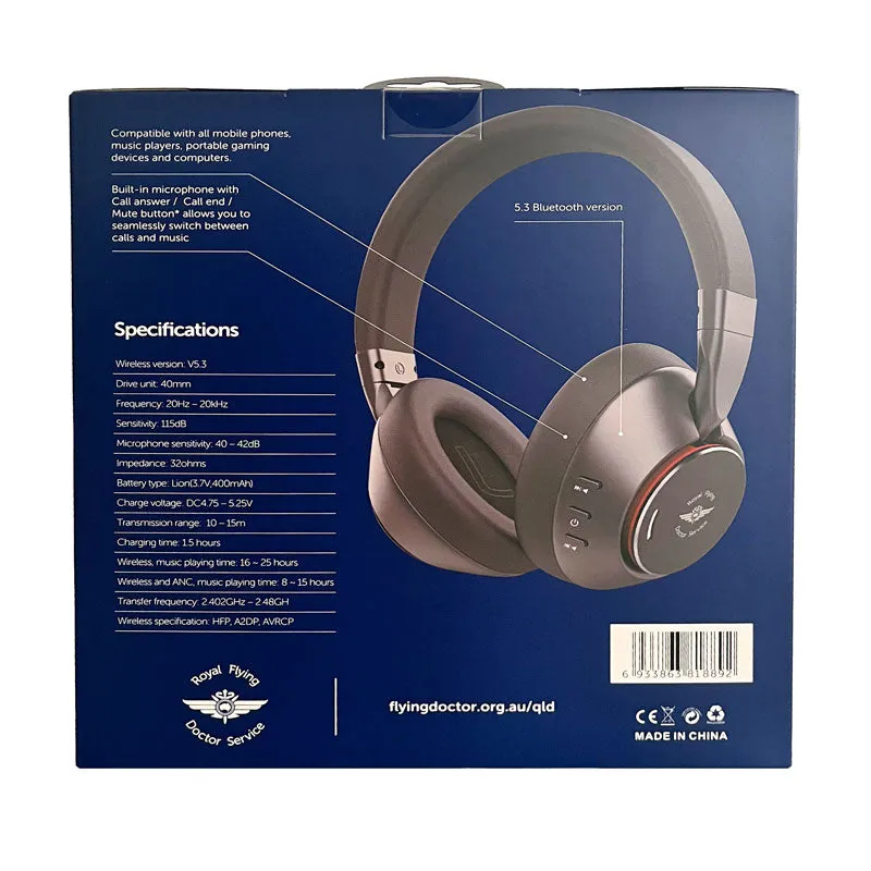 RFDS Noise Cancelling Wireless Headphones