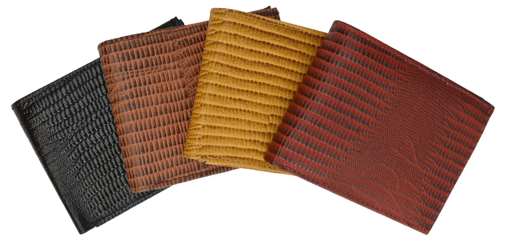 Snake Print Cowhide Leather Bifold Wallet with Center ID Window & Credit Card Slots 71152 SN