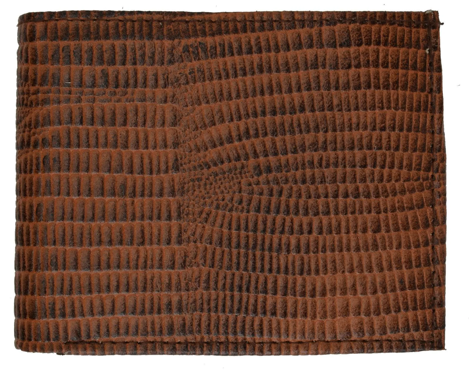 Snake Print Cowhide Leather Bifold Wallet with Center ID Window & Credit Card Slots 71152 SN