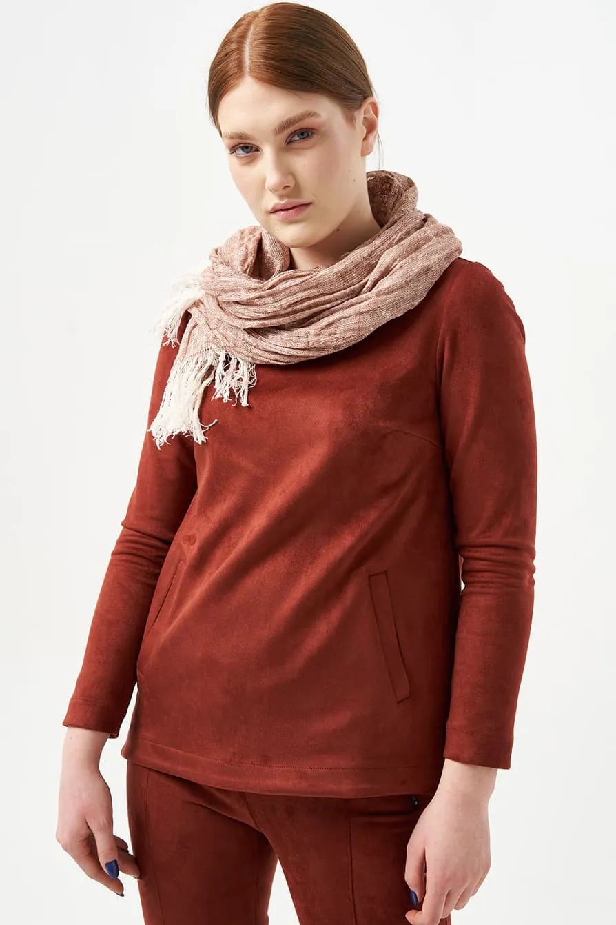Soft linen scarf