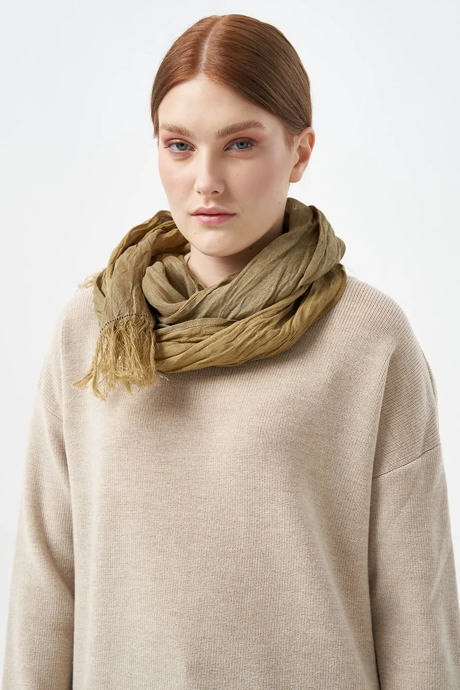 Soft linen scarf