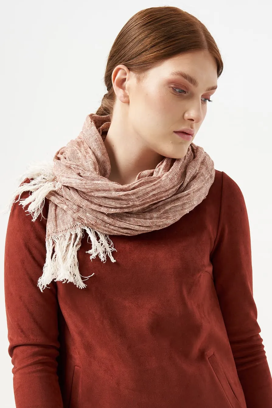 Soft linen scarf