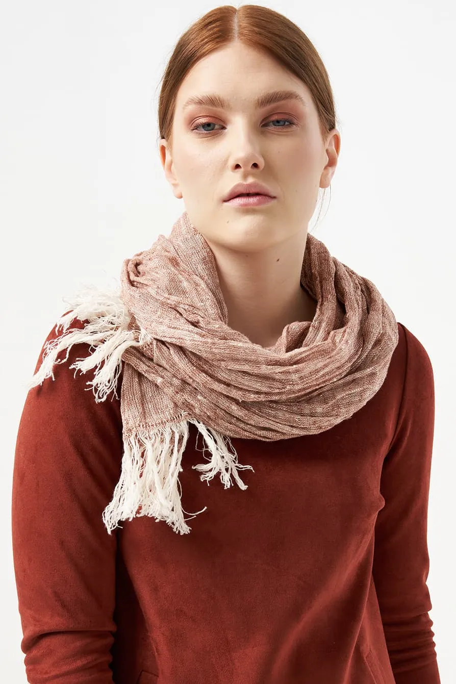 Soft linen scarf