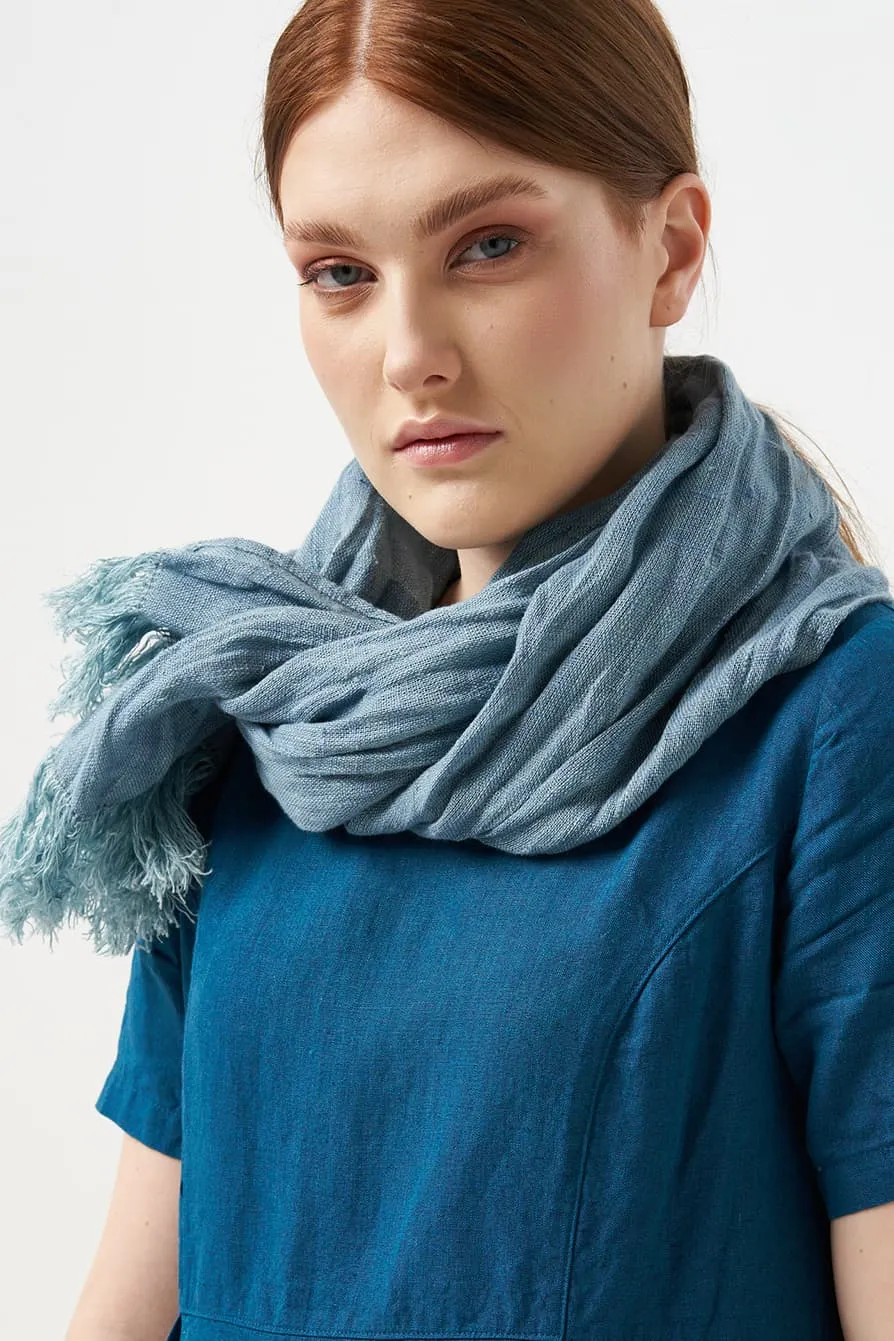 Soft linen scarf