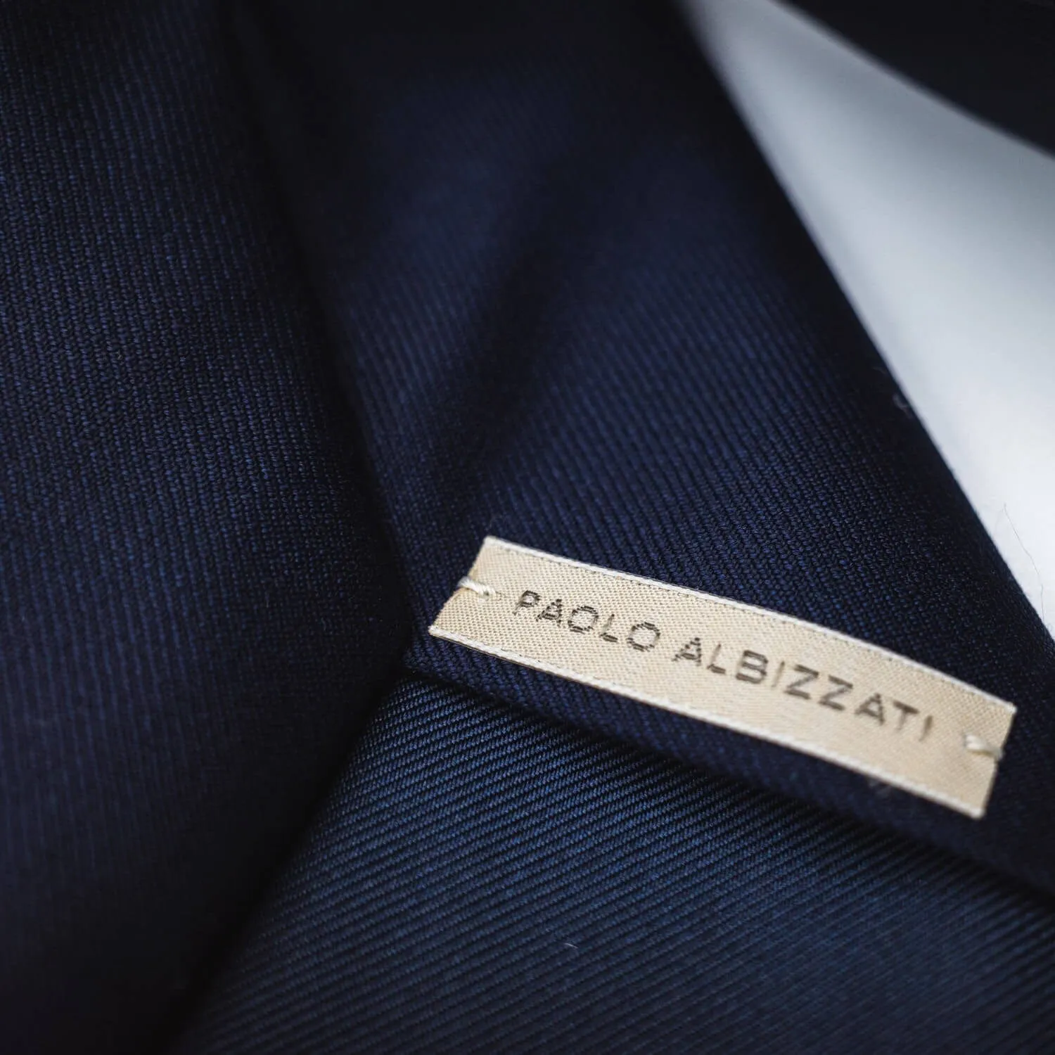 Solid Wool Tie - Nile Blue