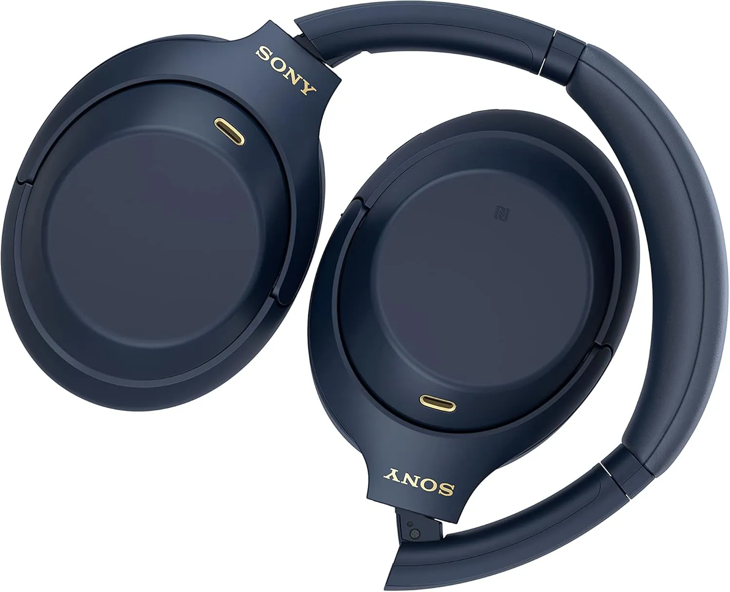 Sony WH-1000XM4 Noise Cancelling Wireless Headphones - 30 hours battery life - Over Ear style - Optimised for Alexa and Google Assistant - with built-in mic for phone calls - Midnight Blue