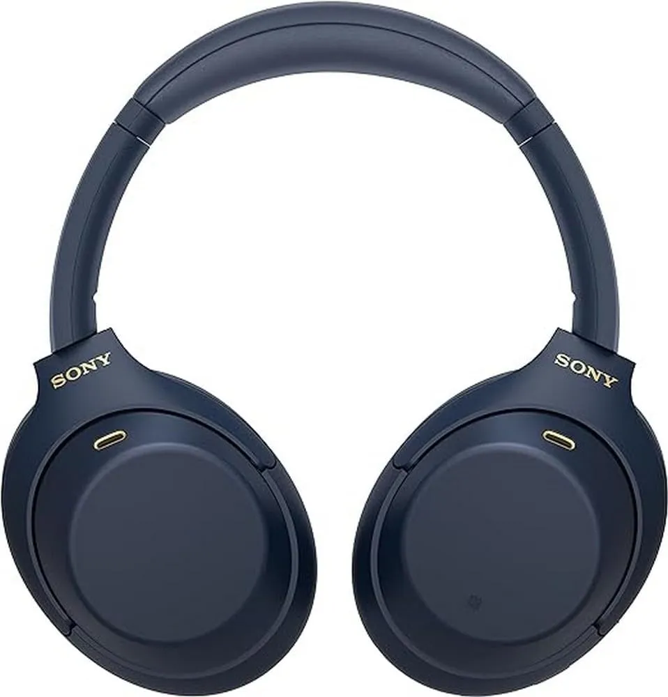 Sony WH-1000XM4 Noise Cancelling Wireless Headphones - 30 hours battery life - Over Ear style - Optimised for Alexa and Google Assistant - with built-in mic for phone calls - Midnight Blue