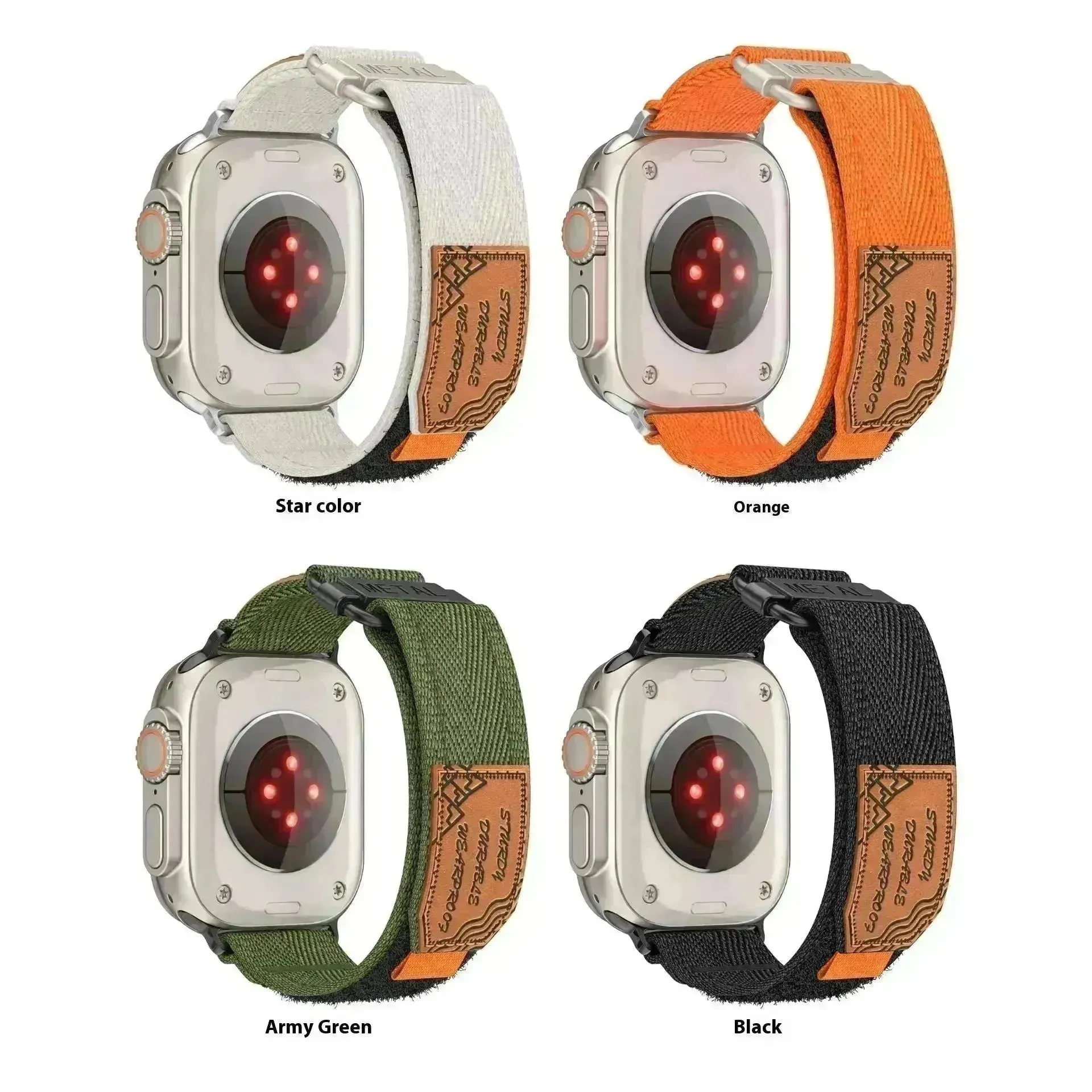 Suitable Generation SE Watch Strap Nylon Leather Tag