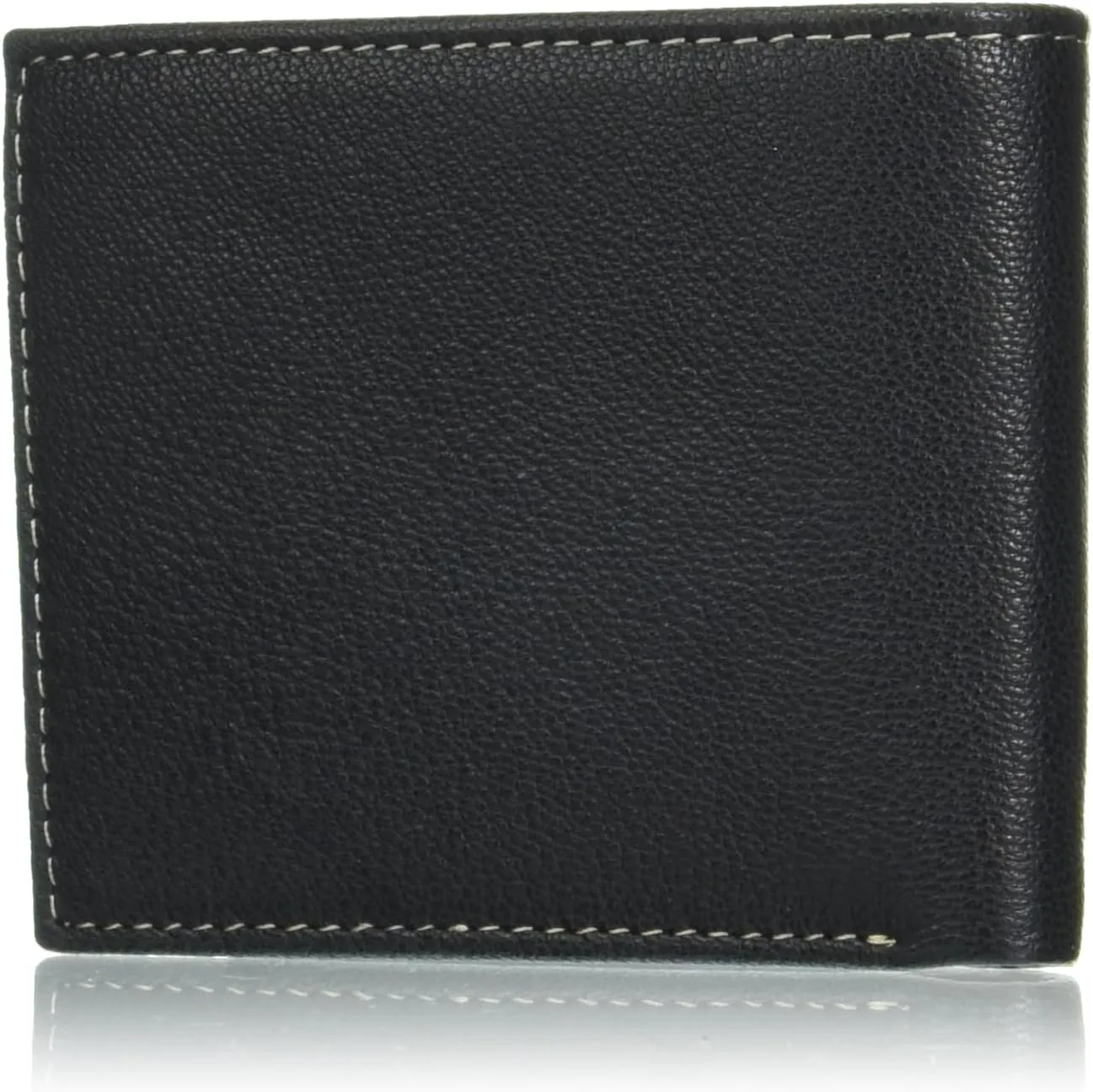 Timberland Men's RFID Blocking Wallet  Genuine Leather Passcase with Removable ID Holder, 6 Card Slots, 2 Billfold Pockets, Slim Design, Black, One Size
