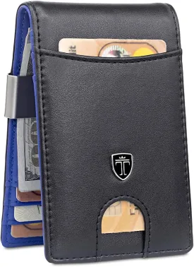 TRAVANDO Money Clip Wallet RIO - Mens Wallets slim Front Pocket RFID Blocking Card Holder Minimalist Mini Bifold Gift Box