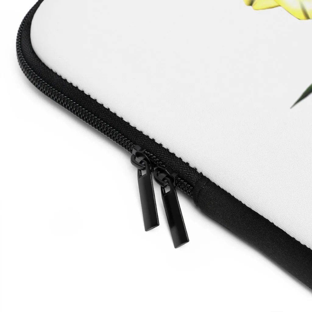 Yellow Flower Laptop Sleeve