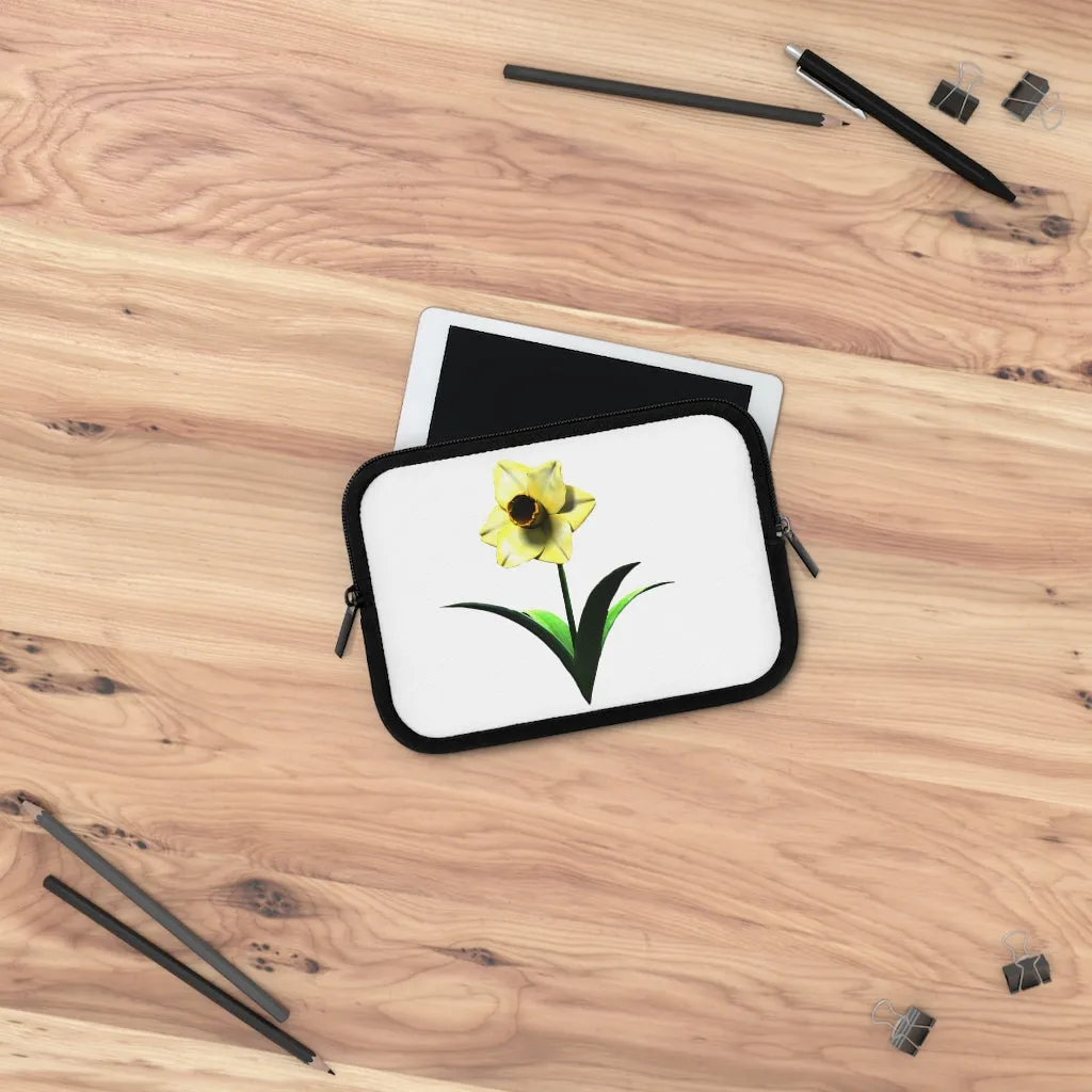Yellow Flower Laptop Sleeve