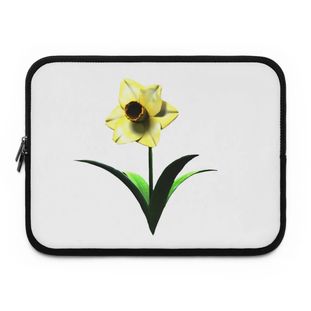 Yellow Flower Laptop Sleeve