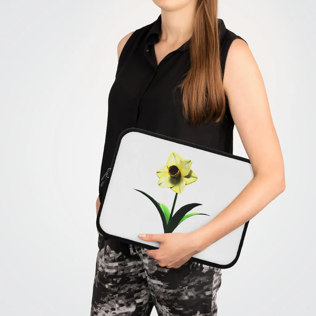 Yellow Flower Laptop Sleeve